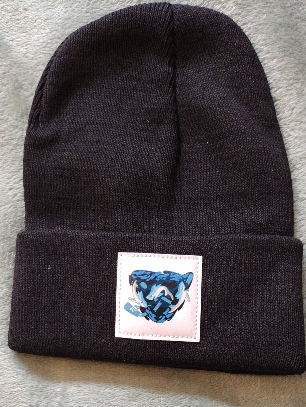San Jose Sharks Black Beanie